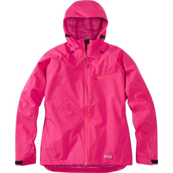 Madison Leia women's waterproof jacket; rose red size 14