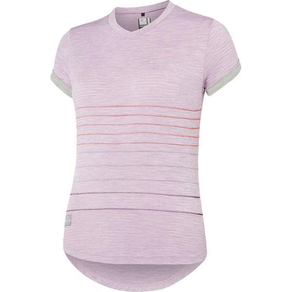 Madison Leia women's short sleeve jersey; violet mist / silver grey size 16