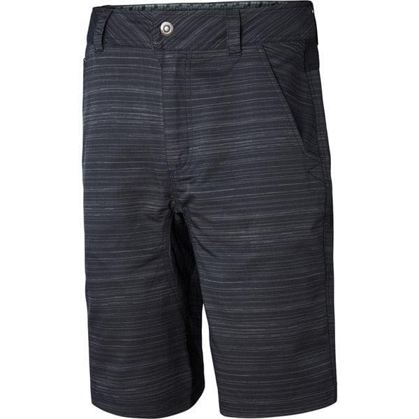 Madison Roam men's shorts; pinned stripes black / phantom medium