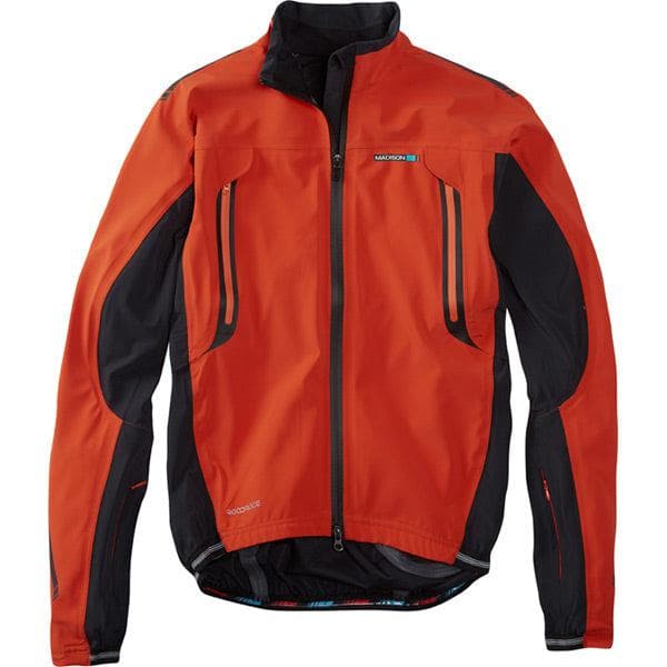 Madison RoadRace Apex men's waterproof storm jacket; chilli red X-small