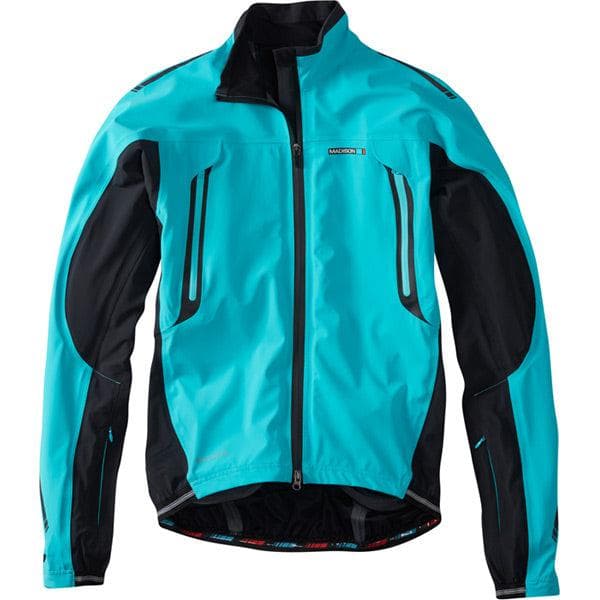 Madison RoadRace Apex men's waterproof storm jacket; blue curaco X-small