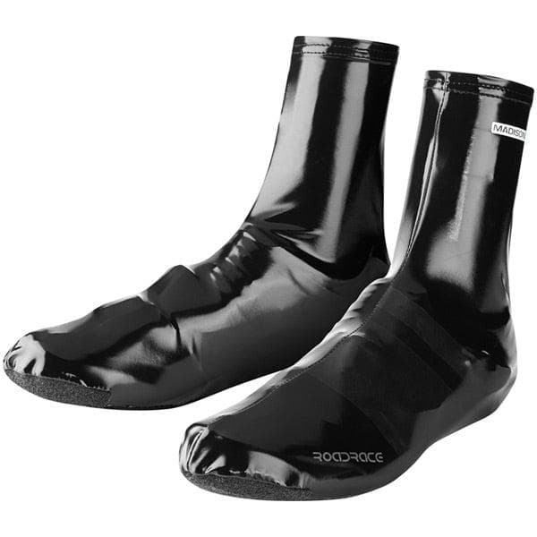 Madison RoadRace PU Lycra aero overshoes; black X-large