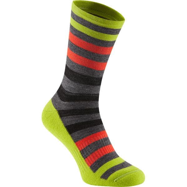 Madison Isoler Merino 3-season sock - yellow pop - small 36-39