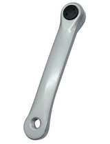 ETC Cotterless Alloy Left Hand Crank Silver (JIS)