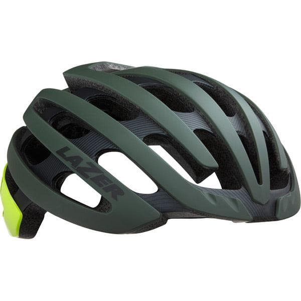 Lazer Z1 MIPS Helmet; Matt Dark Green/Flash Yellow; Small