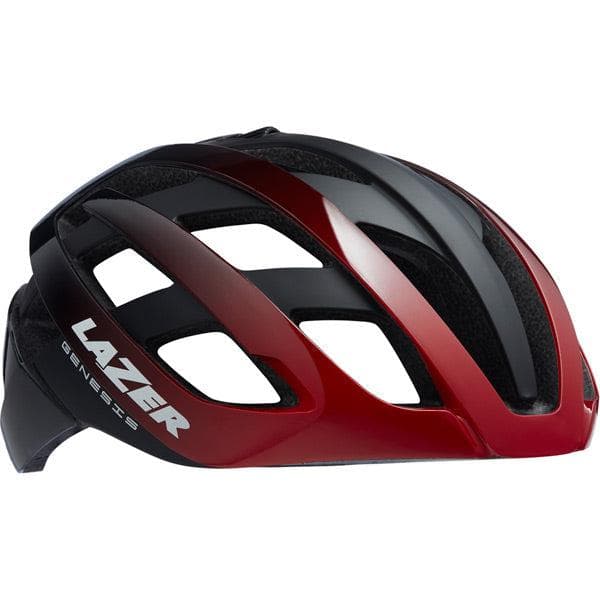 Lazer Genesis Helmet; Gloss Red/Black; Small