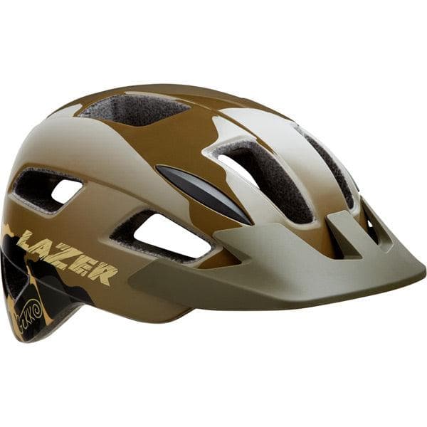 Lazer Gekko Helmet - Dark Green Camo - Uni-Size  Youth