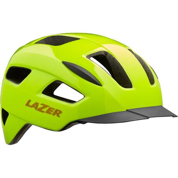 Lazer Lizard Helmet; Flash Yellow; Large