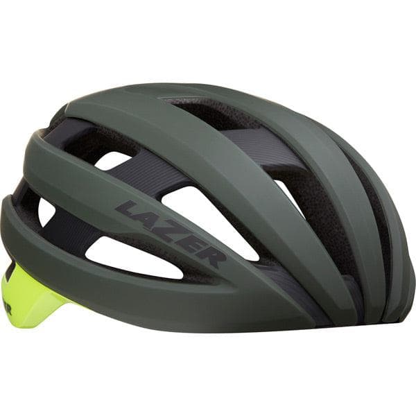 Lazer Sphere MIPS Helmet - Dark Green/Flash Yellow - Small