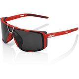 100% Glasses Eastcraft - Soft Tact Red - Black Mirror Lens