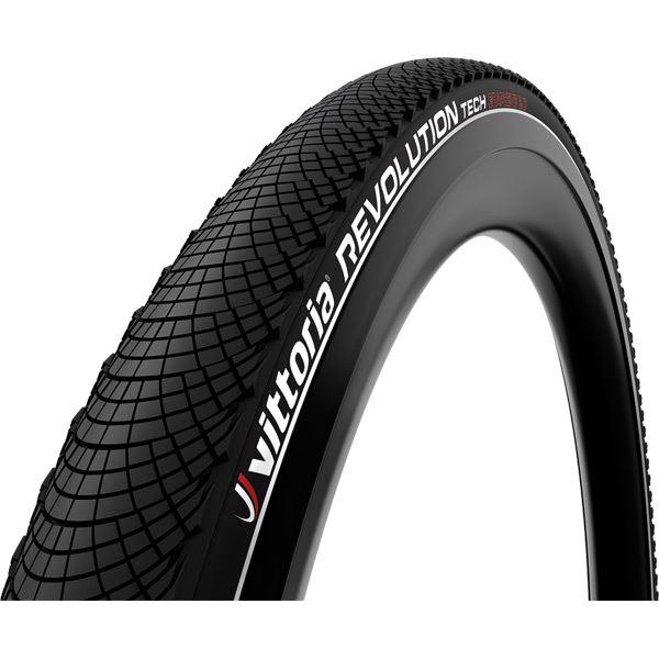 Vittoria Revolution Tech 700x28c Rigid Refl Full Black G2.0 Tyre