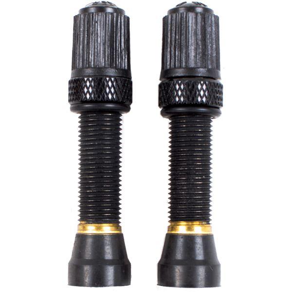 Nutrak Schrader Tubeless Valve; Threaded Bronze