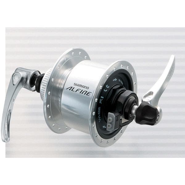 Shimano Alfine DH-S501 Alfine; 6v 3w; Centre-Lock disc; 36h; Q/R; silver