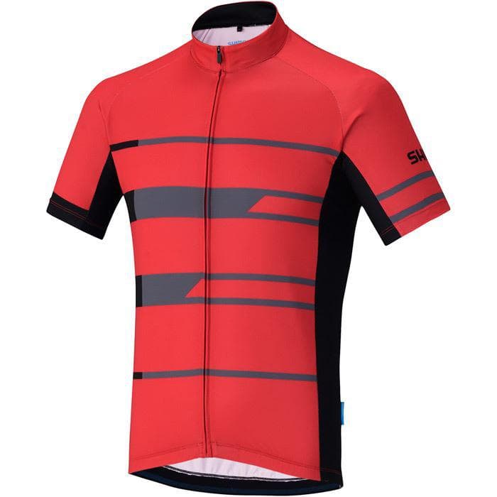 Shimano Men's, Shimano Team Jersey, Red, Large