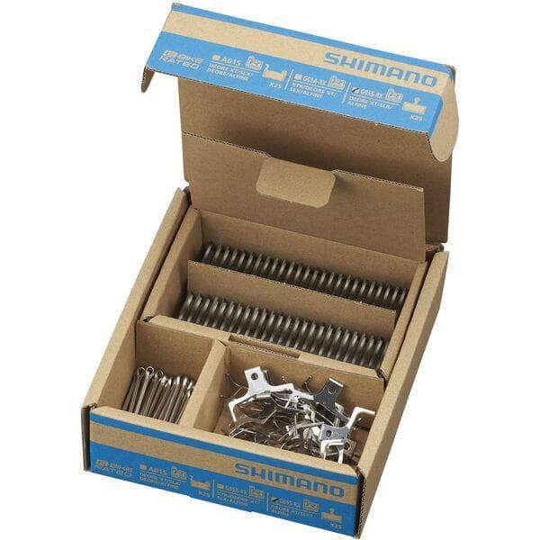 Shimano Spares G05S-RX disc pads and spring; steel back; resin; box of 25