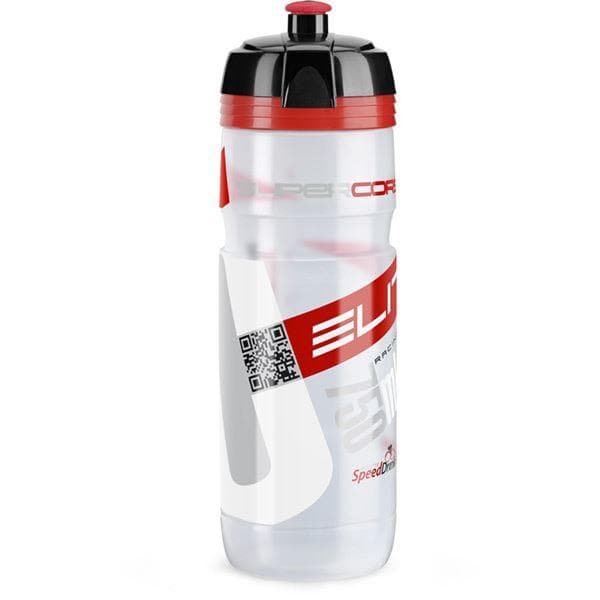 Elite SuperCorsa Bottle Biodegradable clear red logo 750 ml