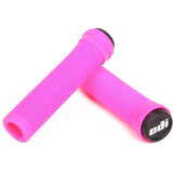 ODI Longneck Pro Soft BMX / Scooter Grips 135mm - Pink