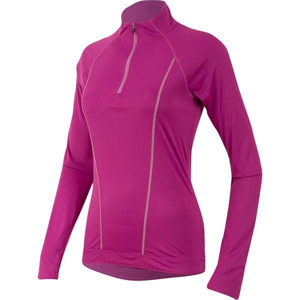 PEARL iZUMi Women's Pursuit LS, Purple Wine/Iris Orchid, Size S