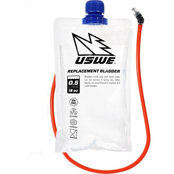 USWE Action Packs 500ml Disposable Bladder With Bite Valve and Hose Kit