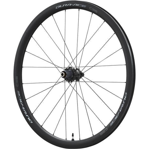 Shimano Dura-Ace WH-R9270-C36-TL Dura-Ace disc Carbon clincher 36 mm; 12-speed rear 12x142 mm