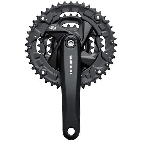 Shimano Acera FC-M371 chainset with chainguard; square taper; 48 / 36 / 26T; 170 mm; black