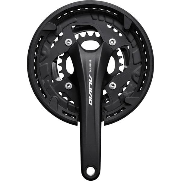 Shimano Alivio FC-T4060 Alivio 2-piece chainset; 48/36/26T; black; 170 mm; with chainguard