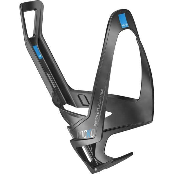 Elite Rocko carbon bottle cage gloss black / blue