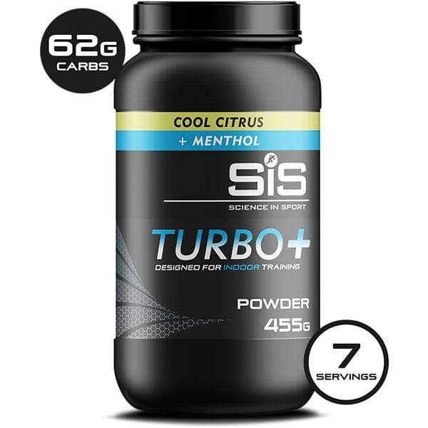 Science In Sport Turbo+ energy drink powder - 455 g tub - cool citrus