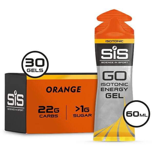 Science In Sport GO Isotonic Energy Gel - box of 30 gels - orange