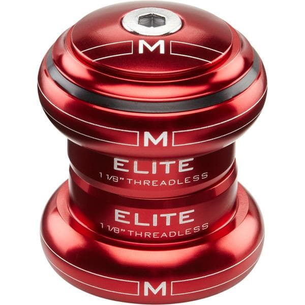 M Part Elite red threadless headset 1-1/8 inch