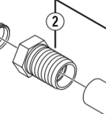 Shimano Spares PD-M9000 lock bolt; left hand