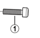 Shimano Spares FD-M770 clamp bolt M5 x 17.5 mm