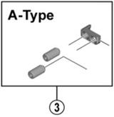 Shimano Spares FD-R9100 adjust bolts and plate