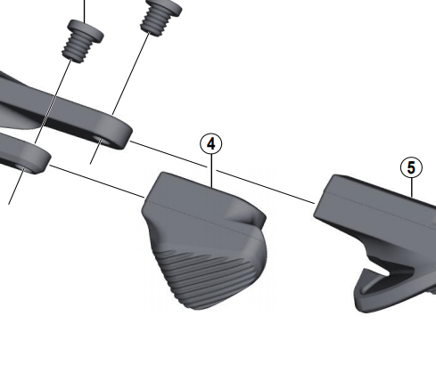 Shimano Spares SW-M9050 A lever; right