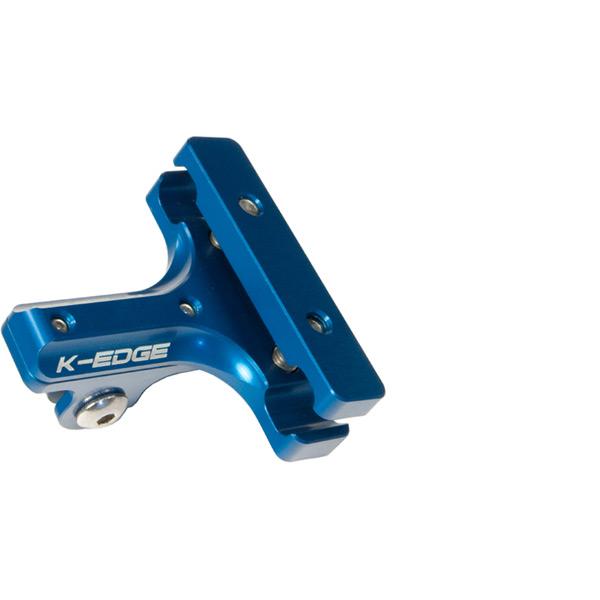 K Edge Go Big Pro Saddle Rail Mount - blue