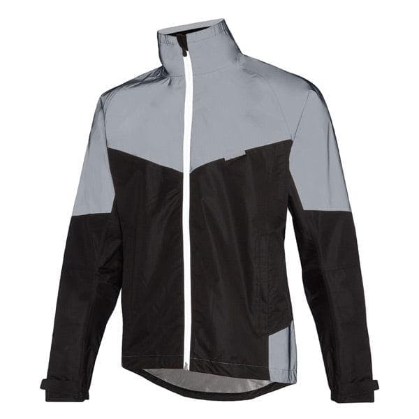 Madison Stellar Reflective men's waterproof jacket; black / silver small