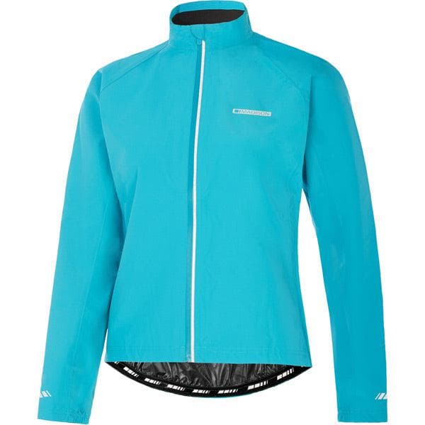 Madison Keirin women's waterproof jacket; caribbean blue size 12