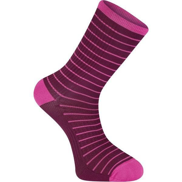 Madison RoadRace Premio extra long sock; fade stripes fig / bright berry X-large 46-48