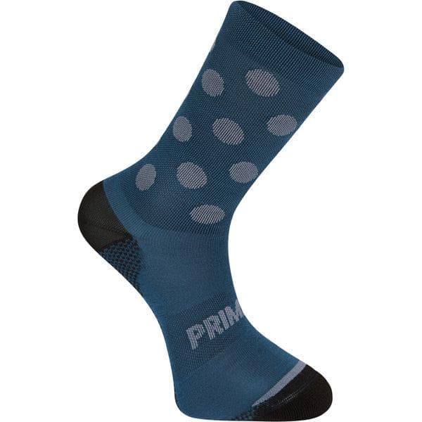 Madison Explorer Primaloft sock - polka navy haze / shale blue - medium 40-42