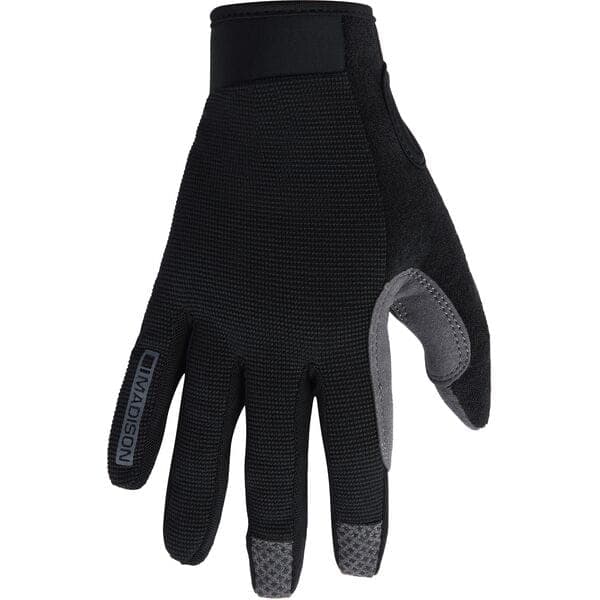 Madison Freewheel youth trail gloves - black - large