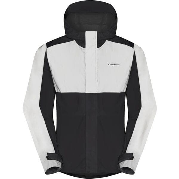 Madison Stellar FiftyFifty Reflective mens wproof jkt - black / silver - medium