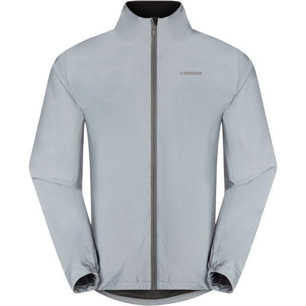 Madison Stellar Shine Reflective mens 2-layer wproof jkt - reflective silver - medium