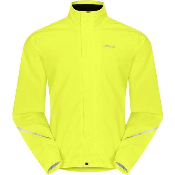 Madison Protec men's 2-layer waterproof jacket - hi-viz yellow - small