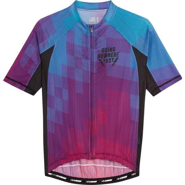 Madison Turbo men's short sleeve jersey - glitch square - medium