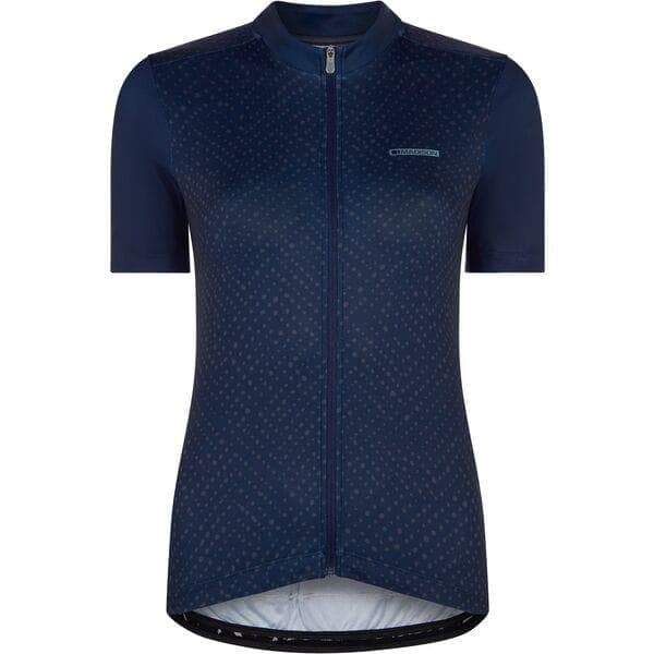 Madison Sportive women's short sleeve jersey - droplet ink navy - size 8