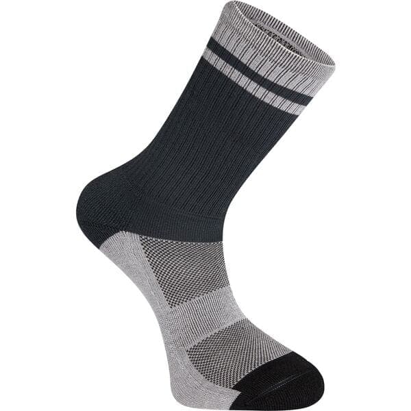 Madison Roam extra long sock - grey / black - x-large 46-48