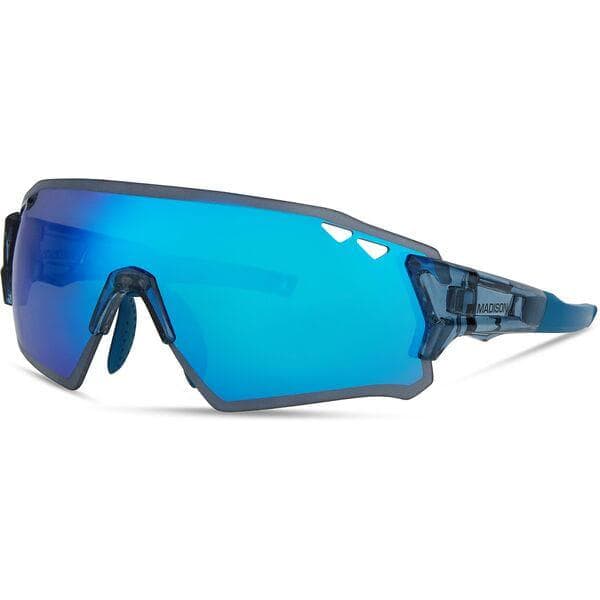 Madison Stealth Glasses - 3 pack - crystal gloss blue / blue mirror / amber and clear lens