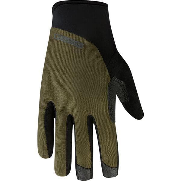 Madison Roam gloves - dark olive - x-small