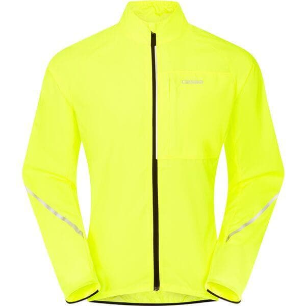 Madison Freewheel men's packable jacket; hi-viz yellow - xx-large