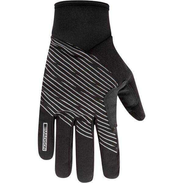 Madison Stellar Reflective Waterproof Thermal gloves; black - large